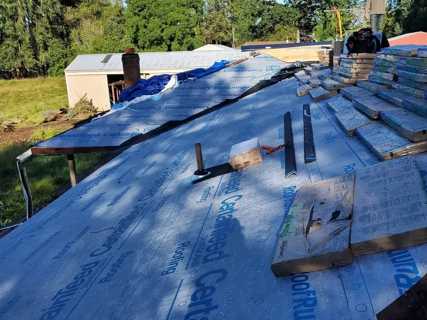Roofing project — Green O Construction, Beaverton / Portland metro