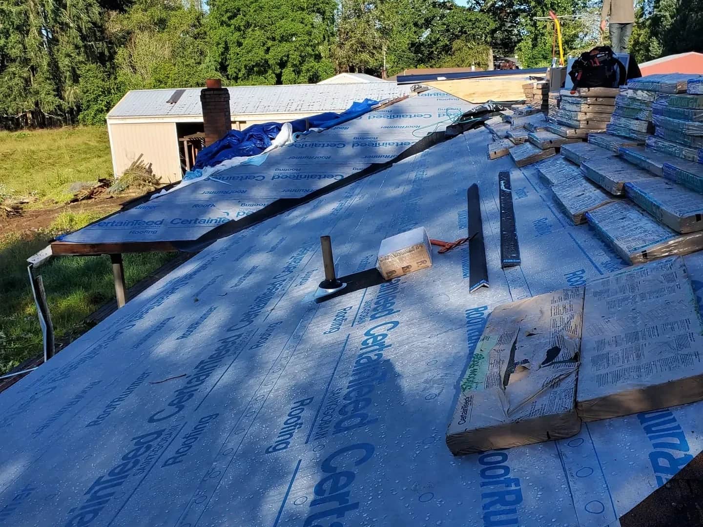 Roofing project — Green O Construction, Beaverton / Portland metro