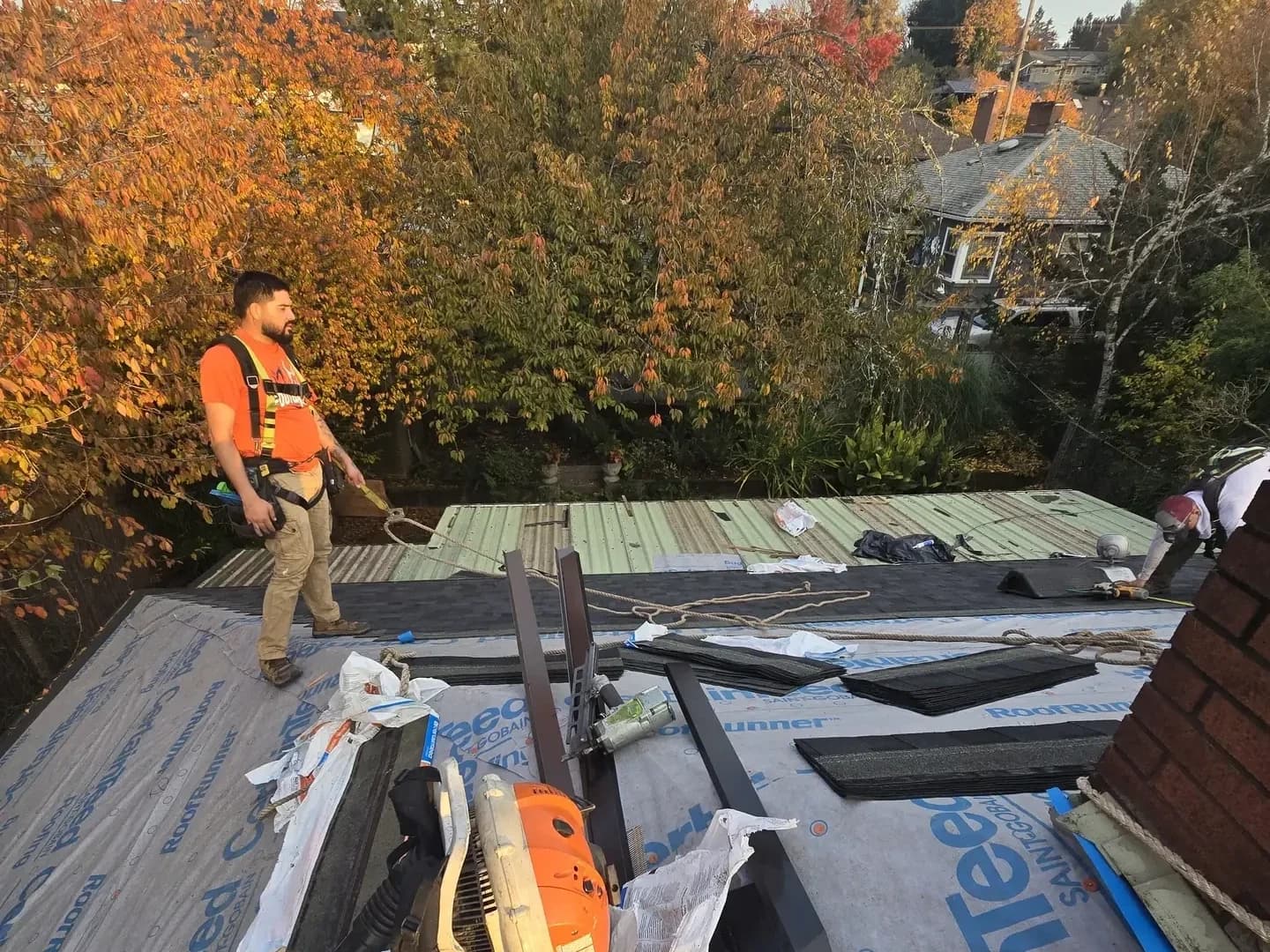 Roofing project — Green O Construction, Beaverton / Portland metro
