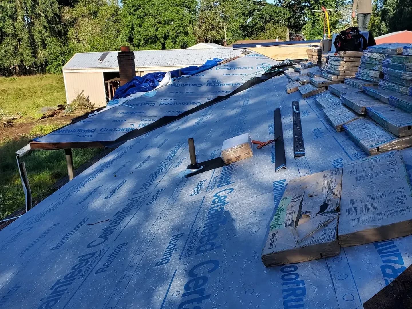 Roofing project — Green O Construction, Beaverton / Portland metro