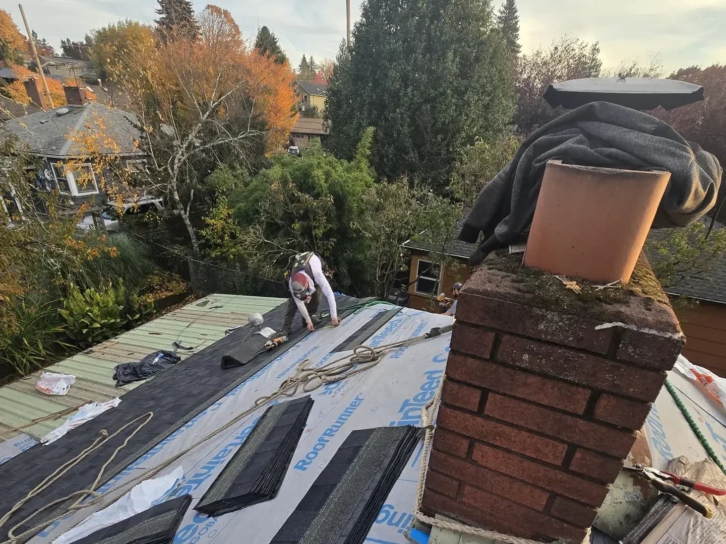 Roofing project — Green O Construction, Beaverton / Portland metro