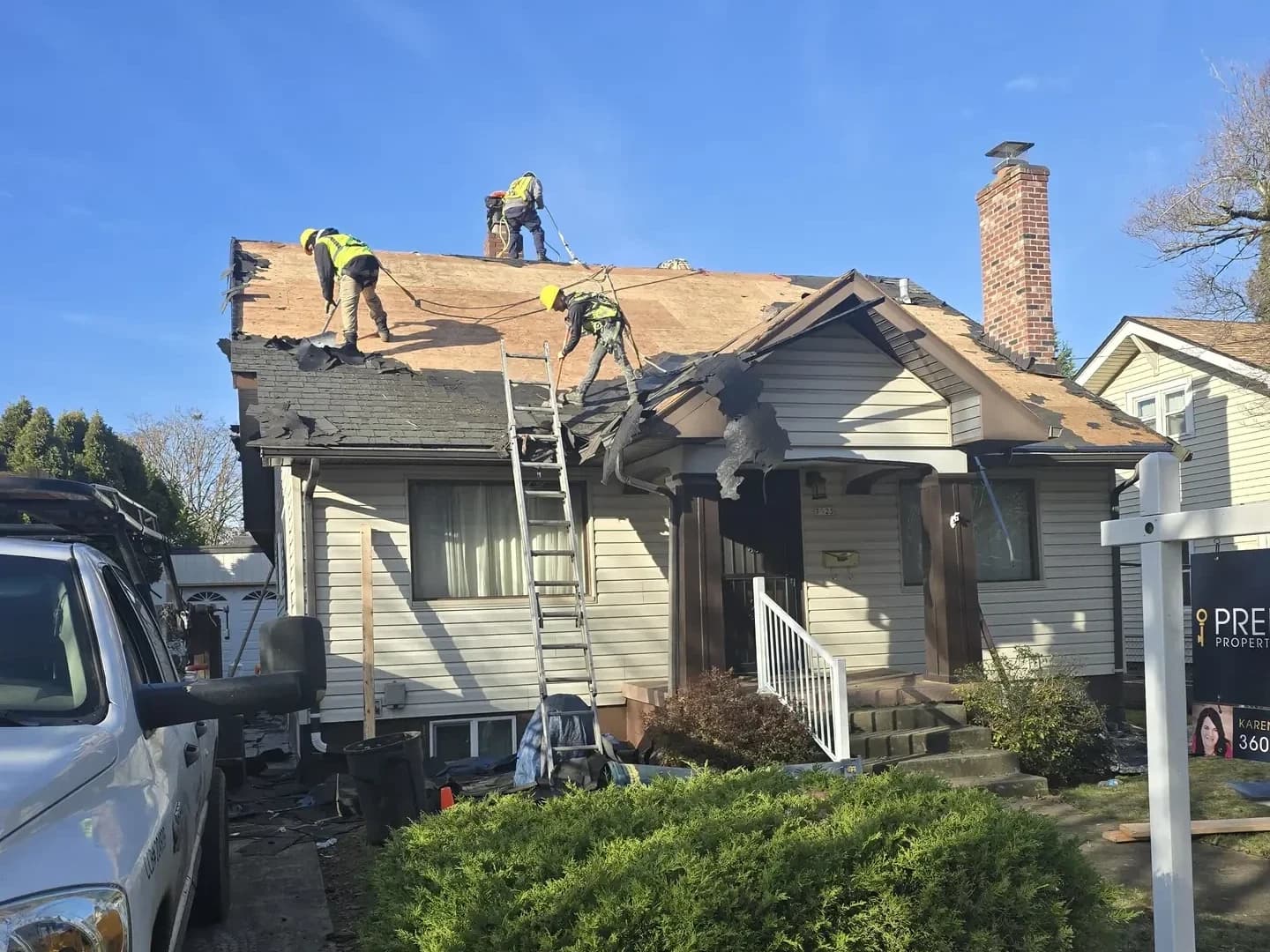 Roofing project — Green O Construction, Beaverton / Portland metro
